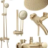 Rea Kit De Douche Luis Brush Gold 45X21X100Cm