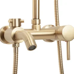 Rea Kit De Douche Luis Brush Gold 45X21X100Cm