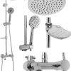 Rea Kit De Douche Luis Chrome 45X21X100Cm