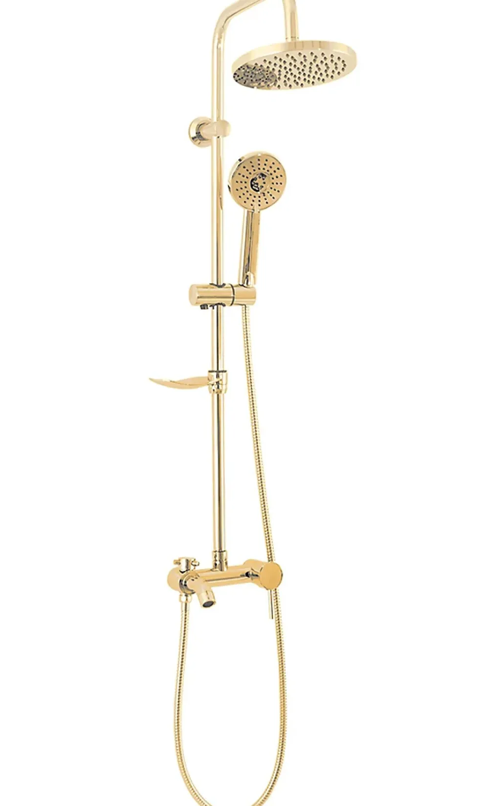 Colonne De Douche Mécanique|Rea Kit De Douche Luis Gold 45X21X100Cm