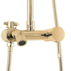 Colonne De Douche Mécanique|Rea Kit De Douche Luis Gold 45X21X100Cm