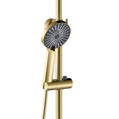 Colonne De Douche Mécanique|Rea Kit De Douche Marco Brush Gold 25X12,5X117Cm