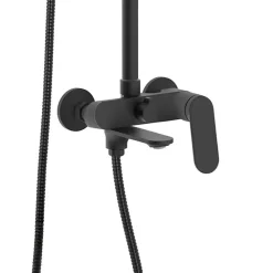 Colonne De Douche Mécanique|Rea Kit De Douche Marco Black 25X12,5X117Cm