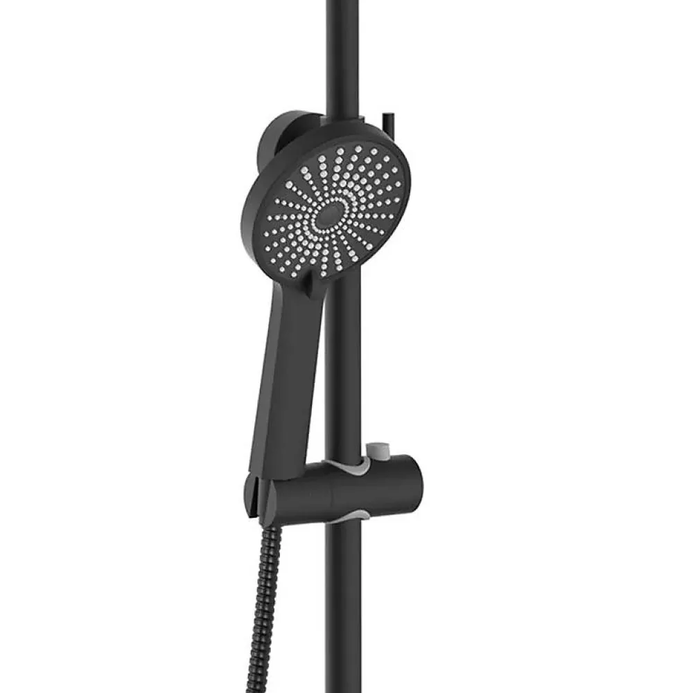 Colonne De Douche Mécanique|Rea Kit De Douche Marco Black 25X12,5X117Cm