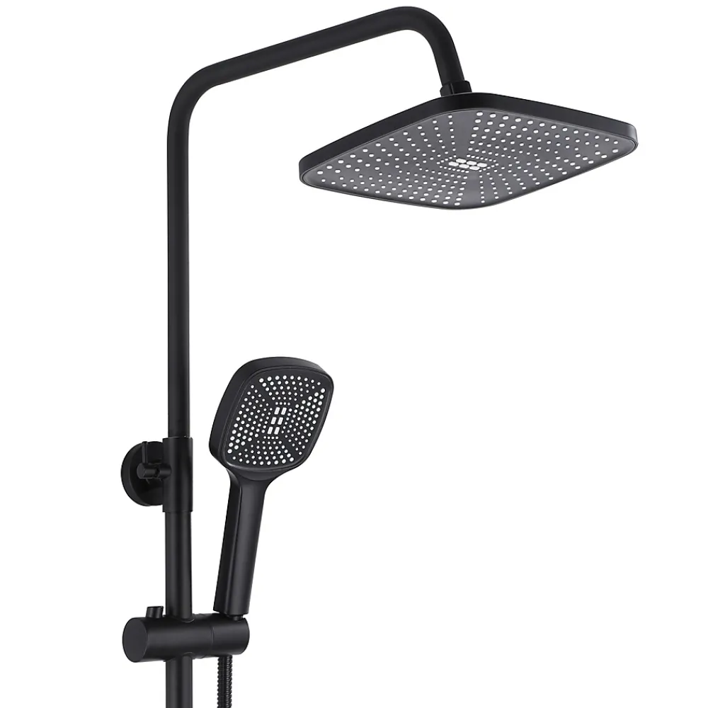 Colonne De Douche Mécanique|Rea Kit De Douche My2021-77B Argus Black 44X23X144Cm