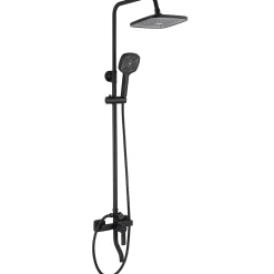 Colonne De Douche Mécanique|Rea Kit De Douche My2021-77B Argus Black 44X23X144Cm