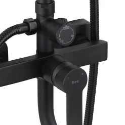 Colonne De Douche Mécanique|Rea Kit De Douche My2021-77B Argus Black 44X23X144Cm