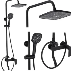 Colonne De Douche Mécanique|Rea Kit De Douche My1902-77B Storm Black 19X23X136Cm