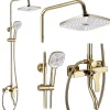 Colonne De Douche Mécanique|Rea Kit De Douche My2021-77G Argus Gold 44X23X144Cm