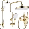 Colonne De Douche Mécanique|Rea Kit De Douche My1805-77G Bloom Gold 45X25X144Cm