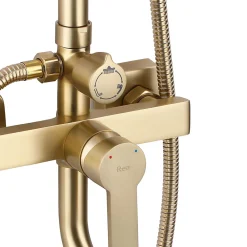 Colonne De Douche Mécanique|Rea Kit De Douche My2021-77Gg Argus Brush Gold 44X23X144Cm