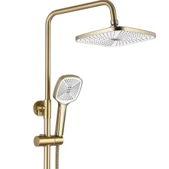 Colonne De Douche Mécanique|Rea Kit De Douche My2021-77Gg Argus Brush Gold 44X23X144Cm