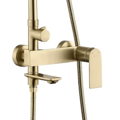Rea Kit De Douche My1902-78Gg Storm Brush Gold 45X19X136Cm