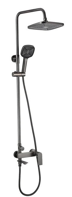 Colonne De Douche Mécanique|Rea Kit De Douche My1902-78H Storm Titanium 19X23X136Cm