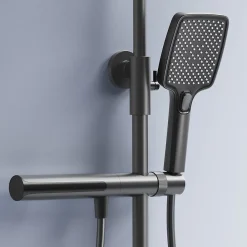 Colonne De Douche Mécanique|Rea Kit De Douche Pedro Thermostat Titanium