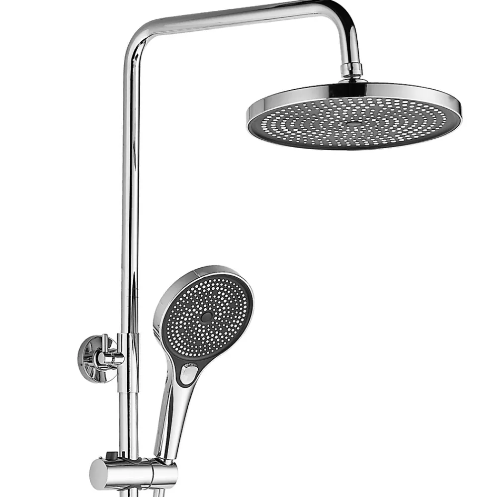 Colonne De Douche Mécanique|Rea Kit De Douche Rebel Chrome 17X25X135,5Cm
