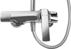 Colonne De Douche Mécanique|Rea Kit De Douche Rebel Chrome 17X25X135,5Cm