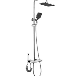 Rea Kit De Douche Rob Thermostat Chrome 11,5X33X115Cm