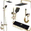 Rea Kit De Douche Rob Thermostat Gold 11,5X33X115Cm