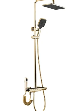 Rea Kit De Douche Rob Thermostat Gold 11,5X33X115Cm
