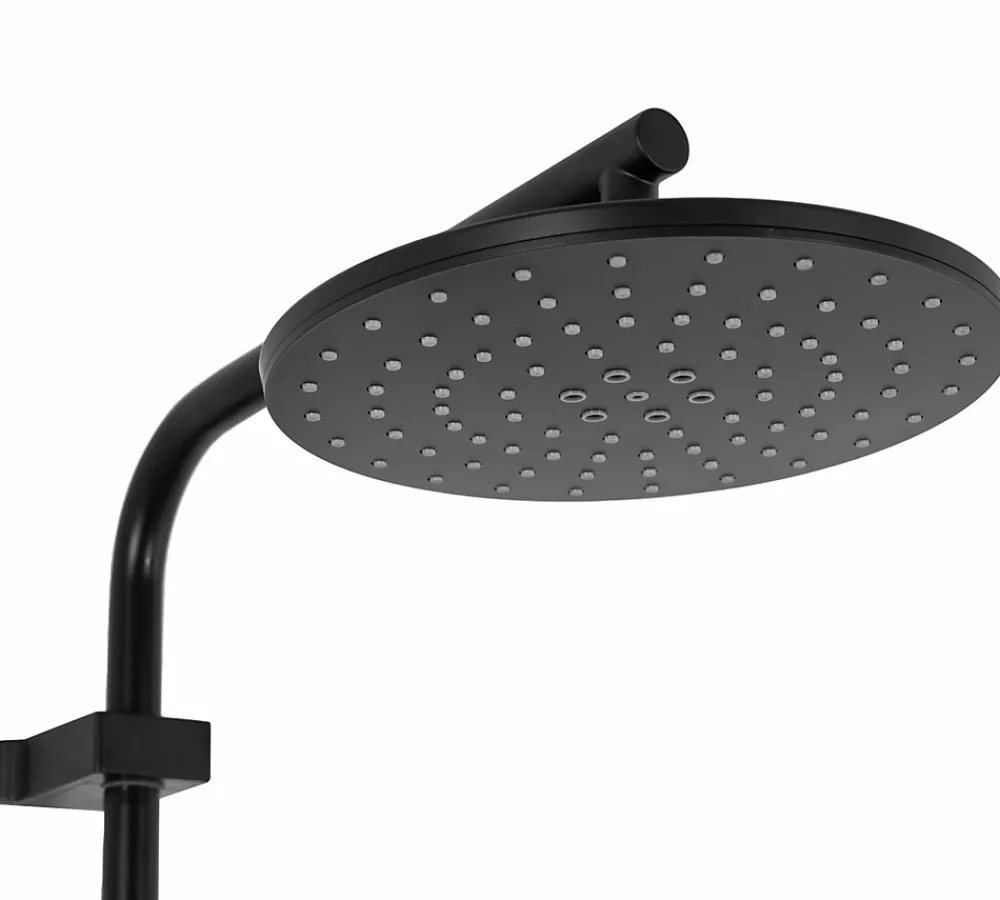 Colonne De Douche Mécanique|Rea Kit De Douche Santos Black 13,5X40X117Cm