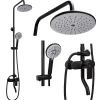 Rea Kit De Douche Verso Black 45,5X22X143,5Cm