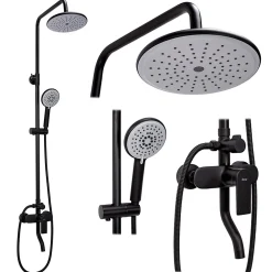Rea Kit De Douche Verso Black 45,5X22X143,5Cm