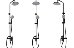 Rea Kit De Douche Verso Black 45,5X22X143,5Cm