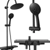 Colonne De Douche Mécanique|Rea Kit De Douche Vigo Black 51,5X40X99Cm