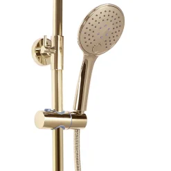 Colonne De Douche Mécanique|Rea Kit De Douche Vincent Thermostat Gold 27,5X27X123,5Cm