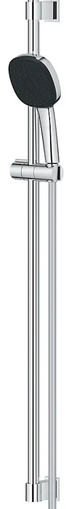 Grohe Kit de douche sans robinetterie avec douchette + flexible + barre chrome, Vitalio Comfort 100