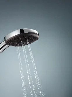 Grohe Kit de douche sans robinetterie avec douchette + flexible + barre chrome, Vitalio Comfort 100