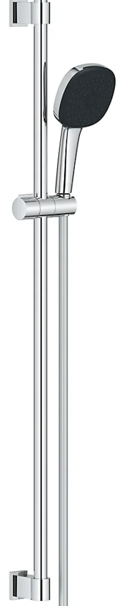 Grohe Kit de douche sans robinetterie avec douchette + flexible + barre chrome, Vitalio Comfort 100