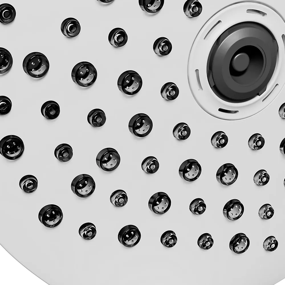 GoodHome Kit de douche sans robinetterie avec douchette 3 jets + flexible + barre réglable chrome Kolima