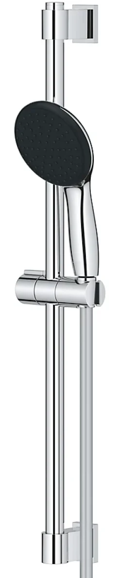 Colonne De Douche Sans Robinetterie|Grohe Kit de douche sans robinetterie avec douchette 1 jet + flexible + barre chrome, Vitalio Start 110