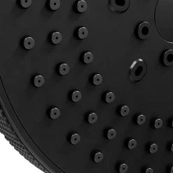 GoodHome Kit de douche sans robinetterie avec douchette 5 jets + flexible + barre réglable, noir, Selenga