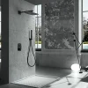 Imex Products Kit de douche thermostatique encastre HIDRA noir mat