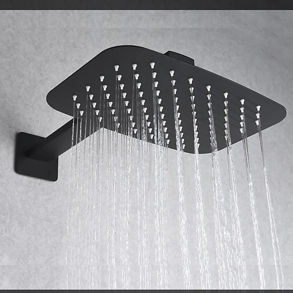 Imex Products Kit de douche thermostatique encastre HIDRA noir mat
