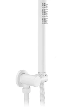 Rea Kit de douche-baignoire encastrée Lungo White Matt + box