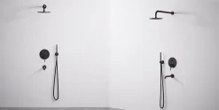 Colonne De Douche Mécanique|Rea Kit de douche-baignoire encastrée Lungo Black + box
