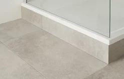 Kit de fixations de plinthe à carreler pour receveur de douche à poser, amovible, GoodHome Brosna