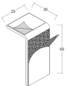 Kit de fixations de plinthe à carreler pour receveur de douche à poser, amovible, GoodHome Brosna