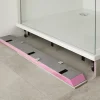 Receveur De Douche|GoodHome Kit de fixations de plinthes à carreler pour receveur de douche à poser, amovibles, Brosna