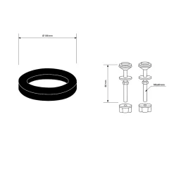 Chasse D'Eau|Flomasta Kit de rénovation pour réservoir de toilette