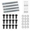 Receveur De Douche|Schulte Kit d'installation pour receveur de douche supérieur à l.120cm avec pieds, rails et fixations,