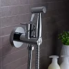 Imex Kit Douchette anti-calcaire hygiénique encastrée WC ou Bidet Salle de Bain Chrome MUNICH RDM001