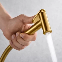 Robinet De Bidet|Imex Kit Hygiène Douchette de WC / Bidet Encastré Or Brossé GENOVA RDG053/OC