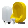 Ti'Pi Kit spécial jardin : urinoir mural sans eau et bidon de récupération 25L - Valorisation de l'urine comme engrais - Jaune