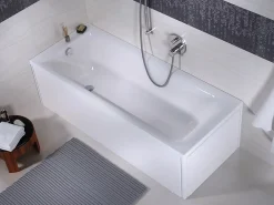Baignoire Droite|Geberit KOLO by Rekord 160 x 70 cm Baignoire droite avec pieds en acrylique, blanc (XWP1660000)