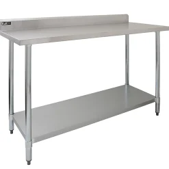 Plan De Travail Buanderie|MonsterShop KuKoo Table de Travail en Inox - 150 x 60 x 90 xm